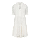 YAS Holi dress broderie white Jurk YAS