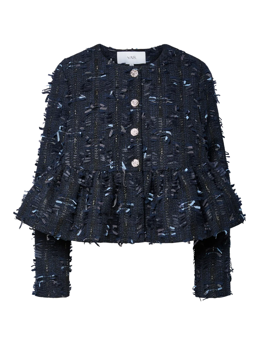 YAS Dira Short Jacket Navy Blazer Hipvoordeheb nl YAS Dira Short Jacket Navy Blazer Hipvoordeheb nl