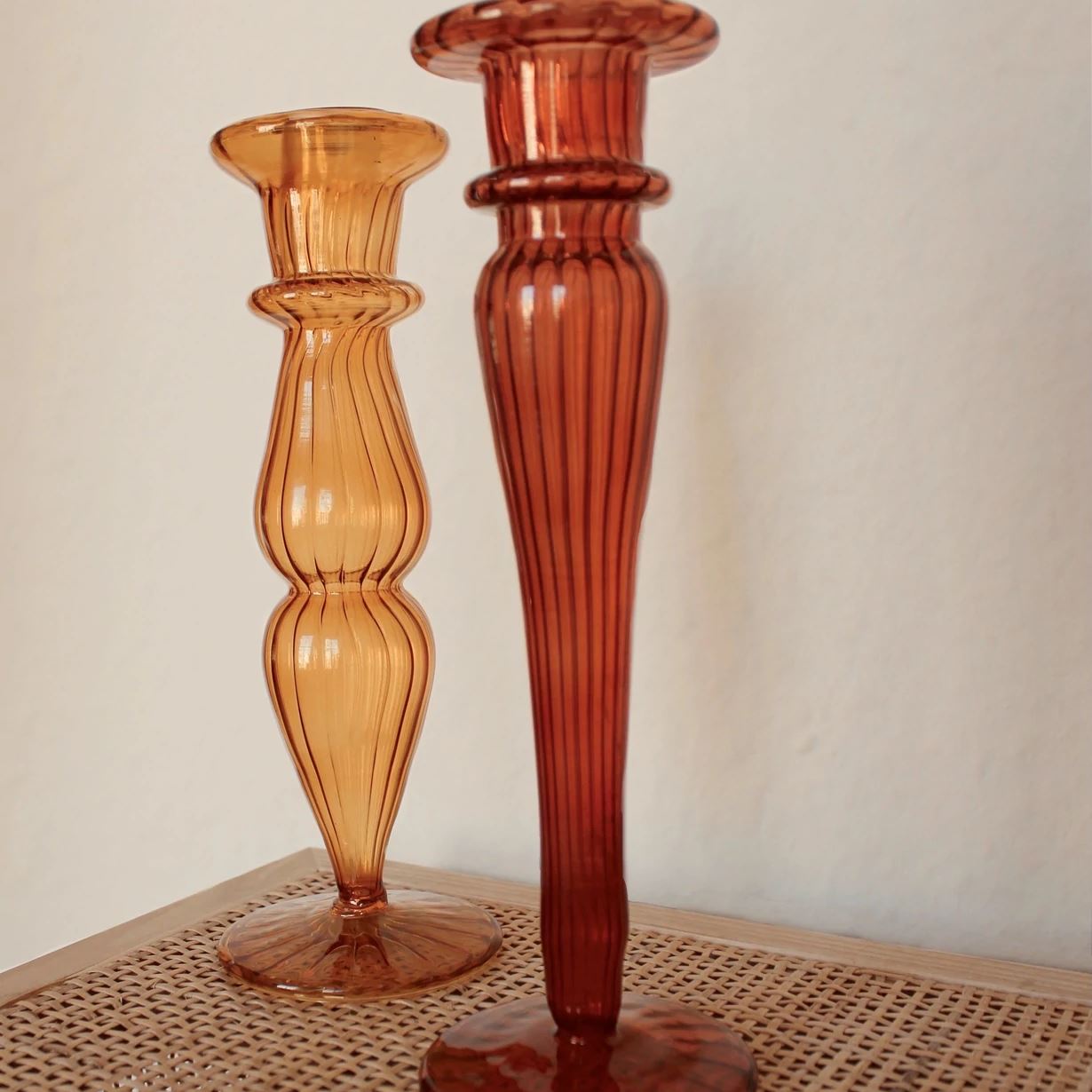 A La Classic candle holder terra Living A La