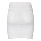 Demin rokje wit Rok Hipvoordeheb.nl