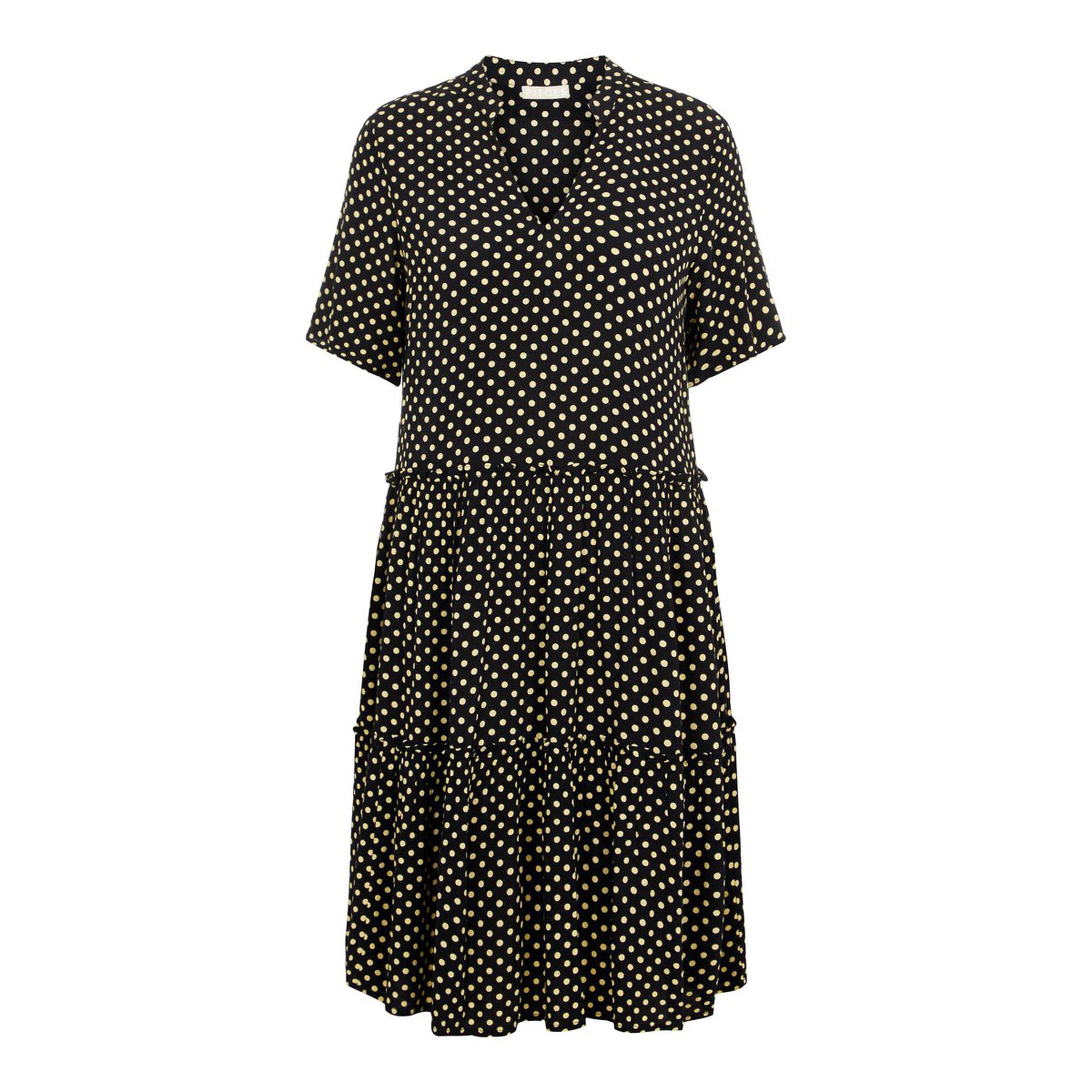 Casta polkadot jurk zwart Jurk Hipvoordeheb.nl