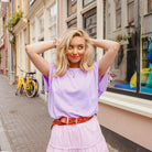 Boho skirt lila Rok Hipvoordeheb.nl