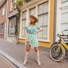 Festy skirt mint Rok Hipvoordeheb.nl