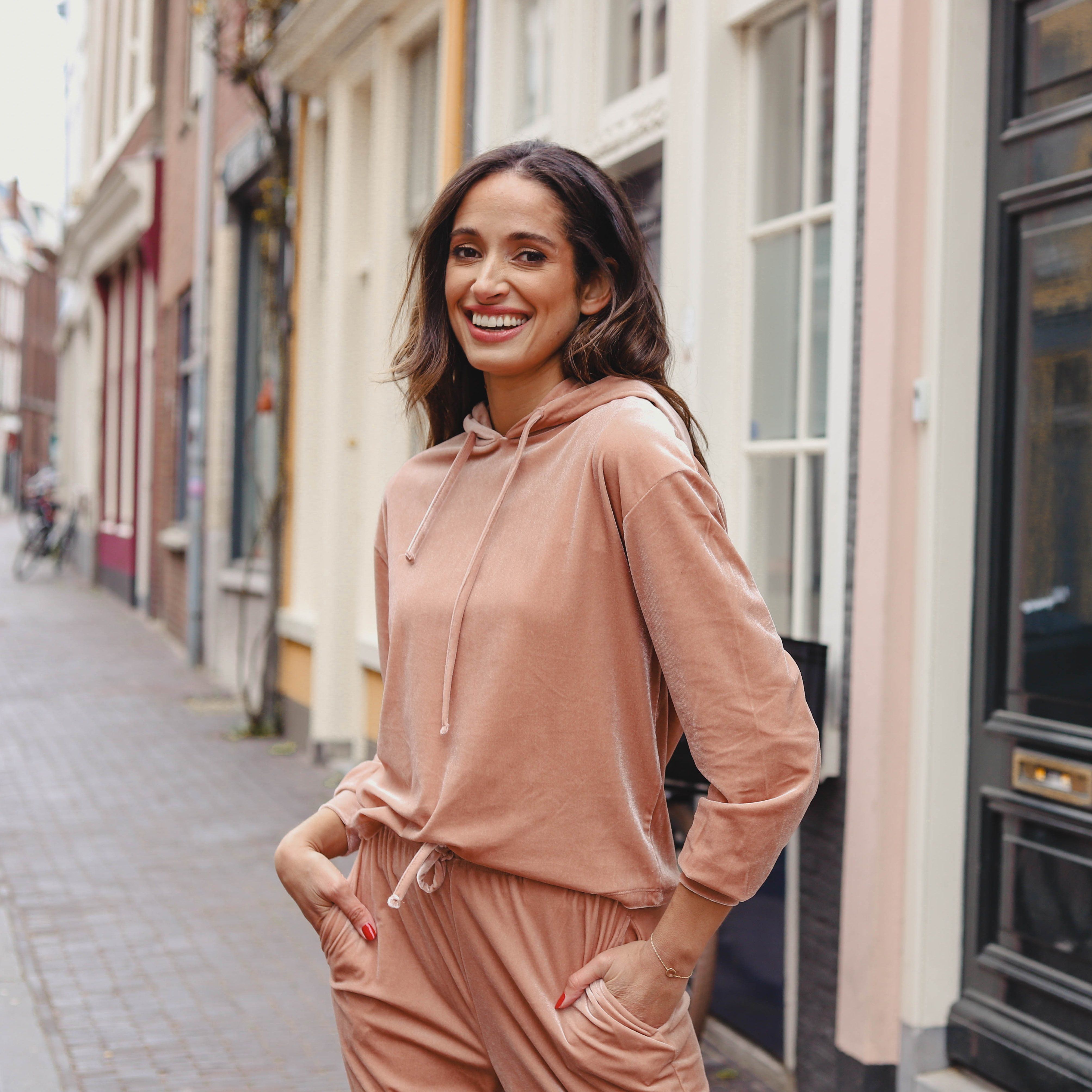 Gigi hoodie rose Hipvoordeheb.nl