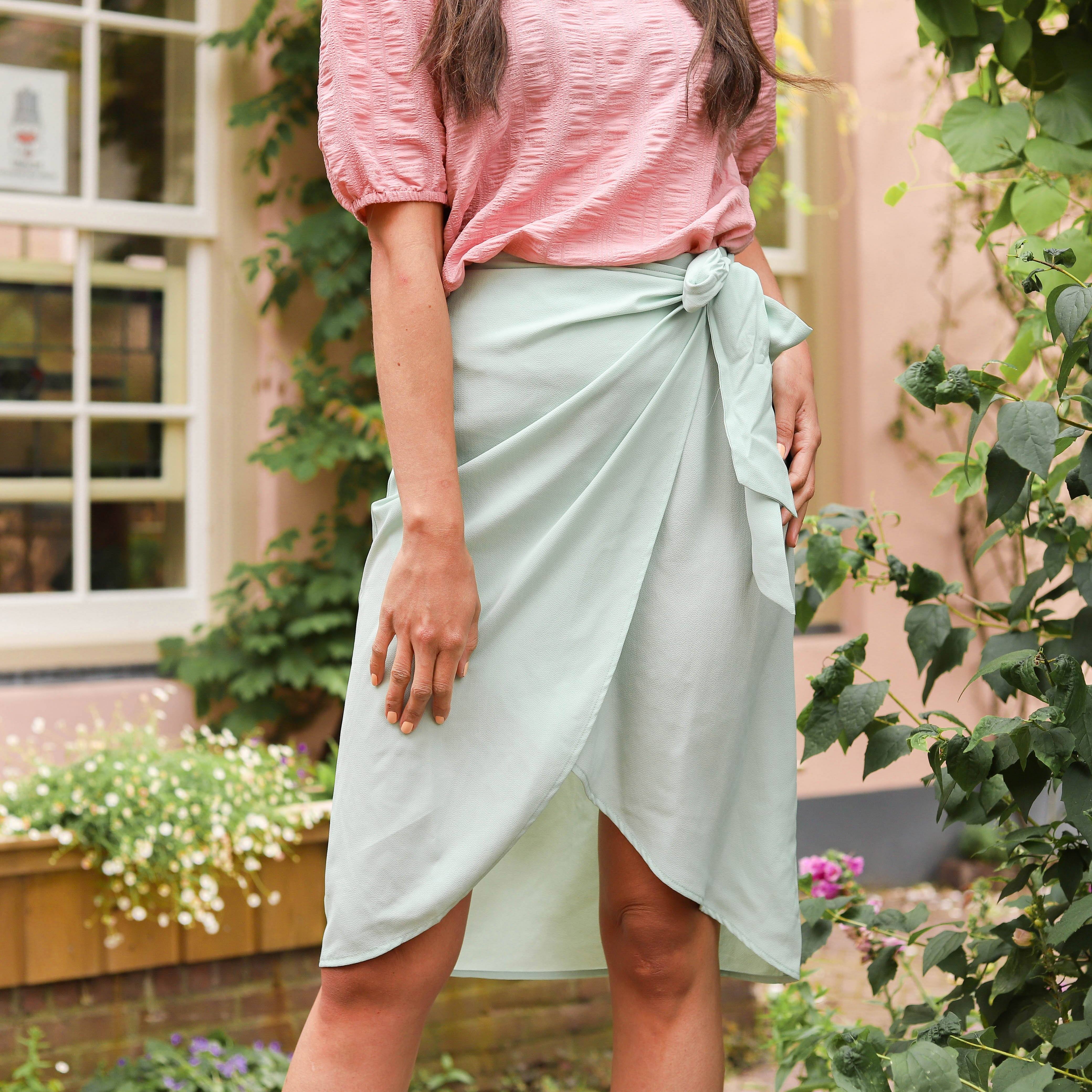 Marlene midi wrap rok Rok Hipvoordeheb.nl