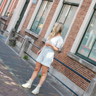 Sienna wrap playsuit blue Playsuit Hipvoordeheb.nl