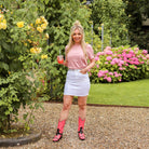 Demin rokje wit Rok Hipvoordeheb.nl