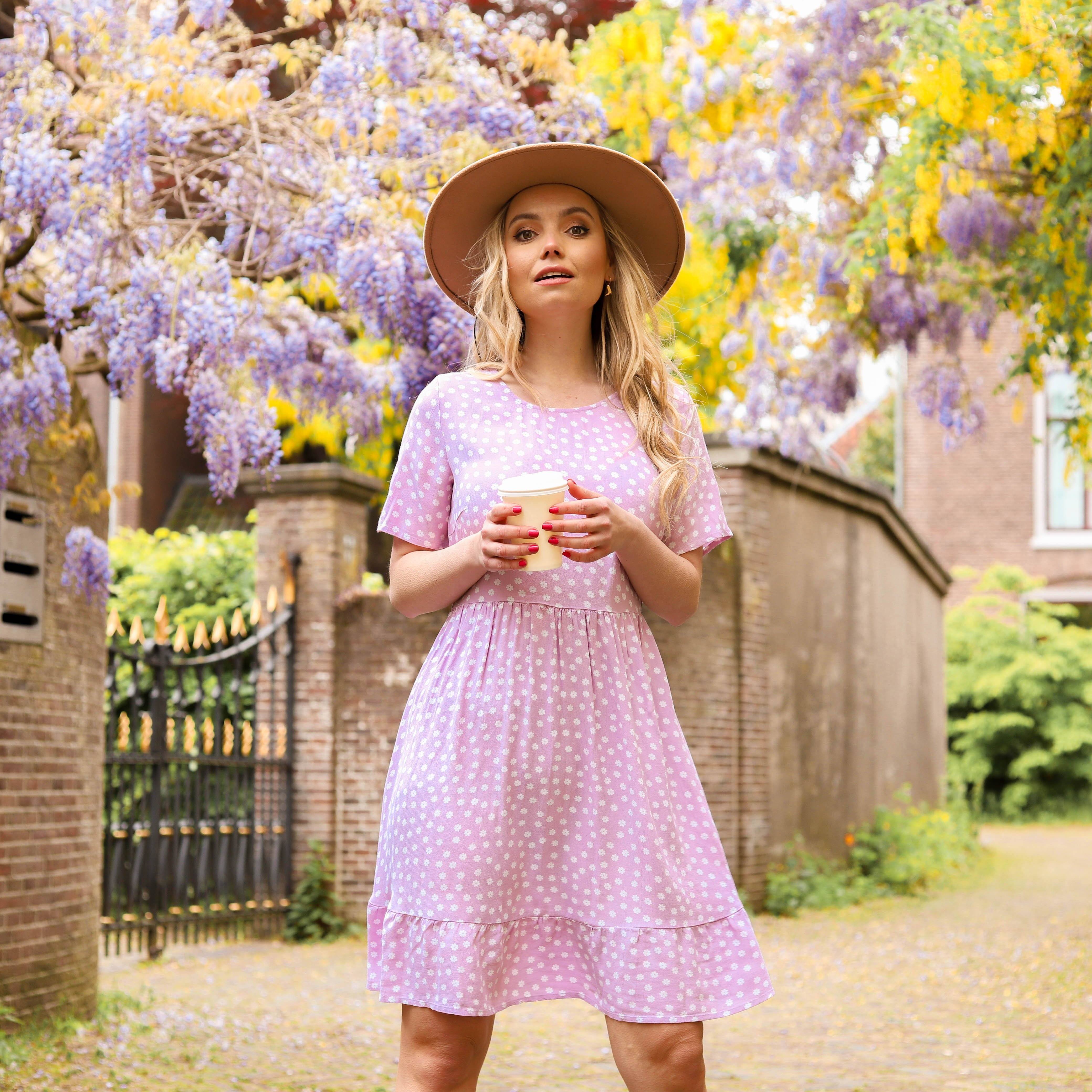 Selma jurk stippen Jurk Hipvoordeheb.nl