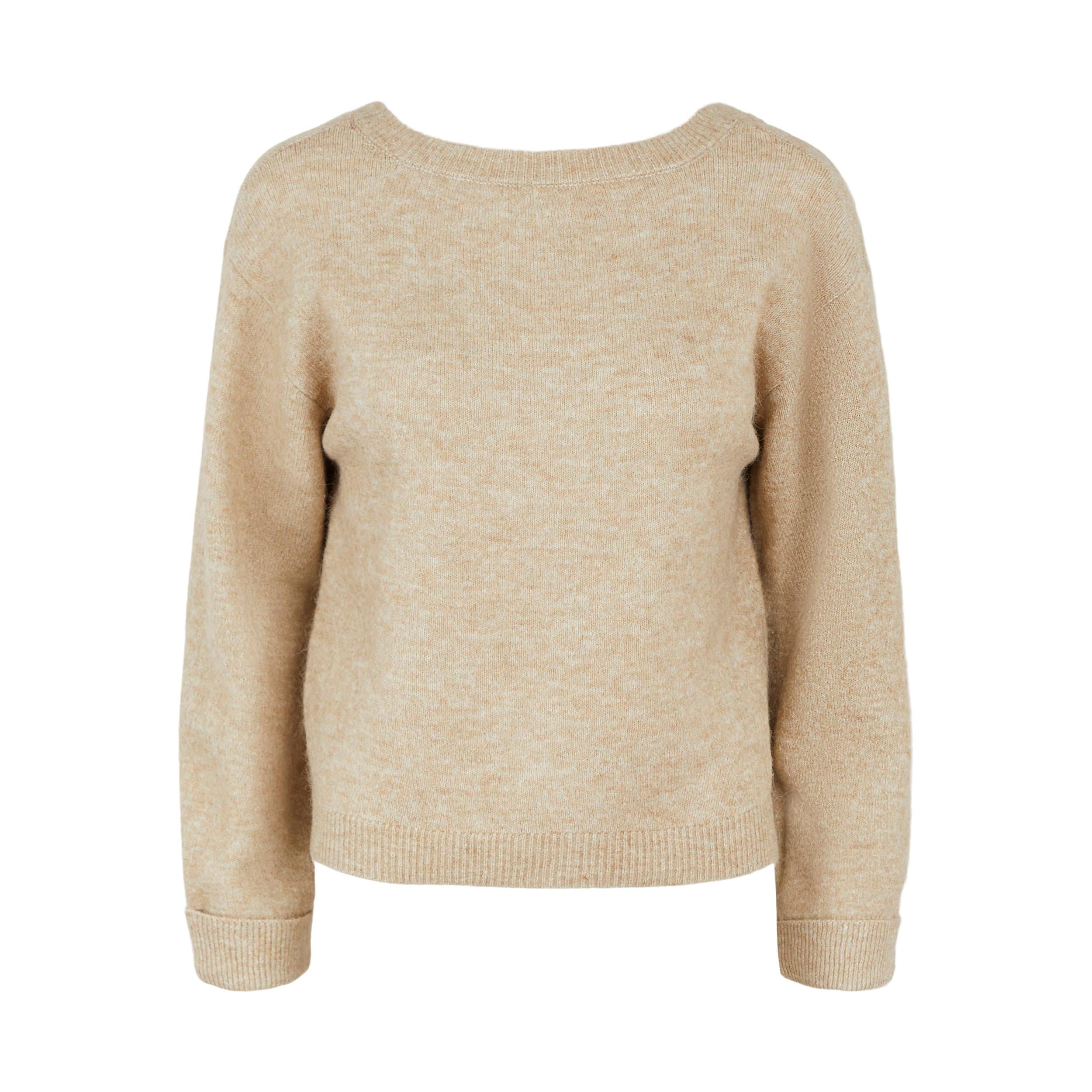 Fanna reversible knit pebble Trui Hipvoordeheb.nl