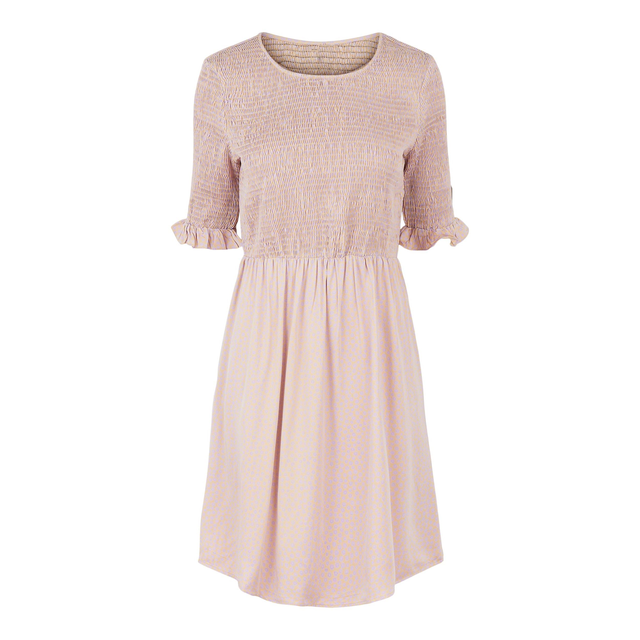 Laoise smock jurk almond Hipvoordeheb.nl