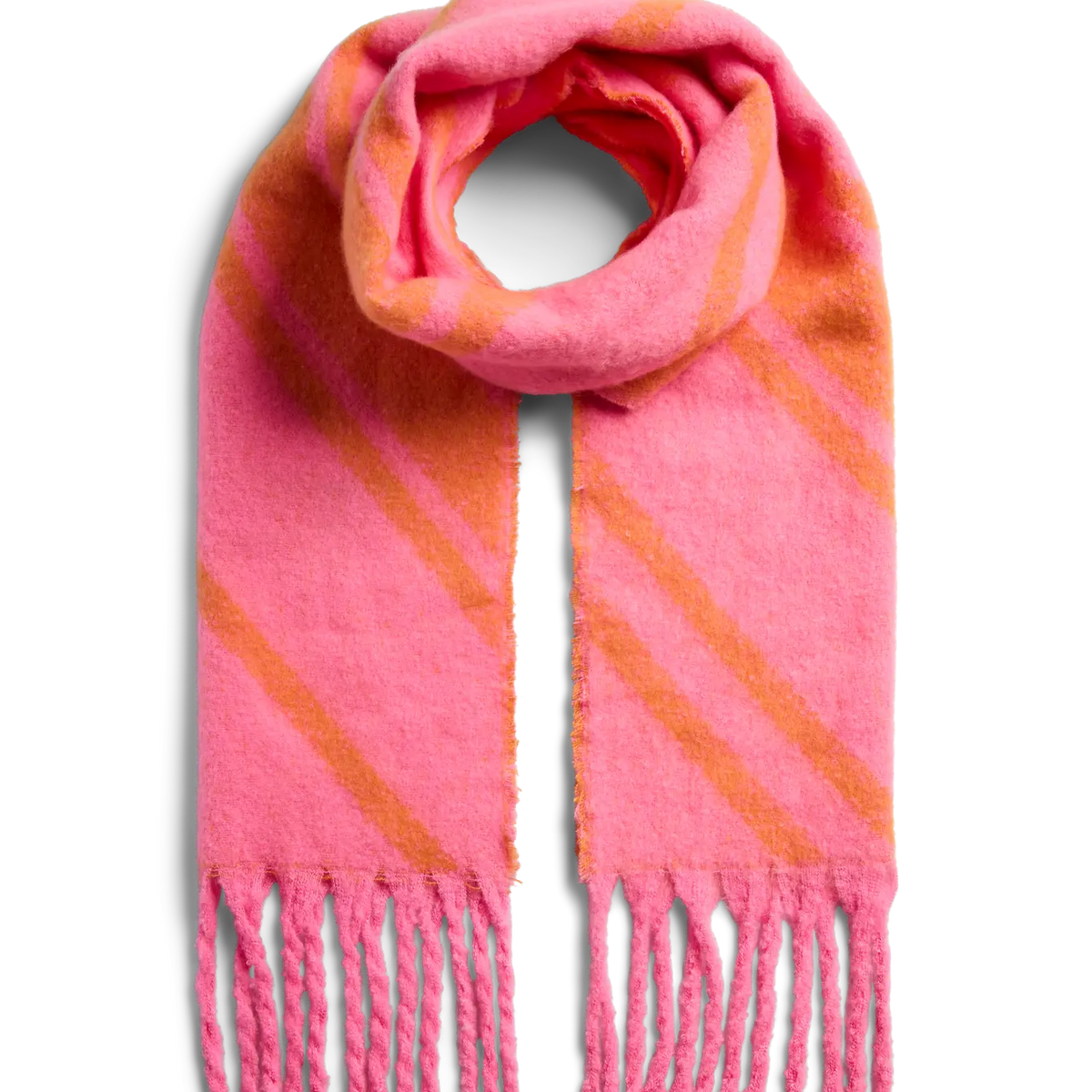Nadia long scarf sugar plum sun orange