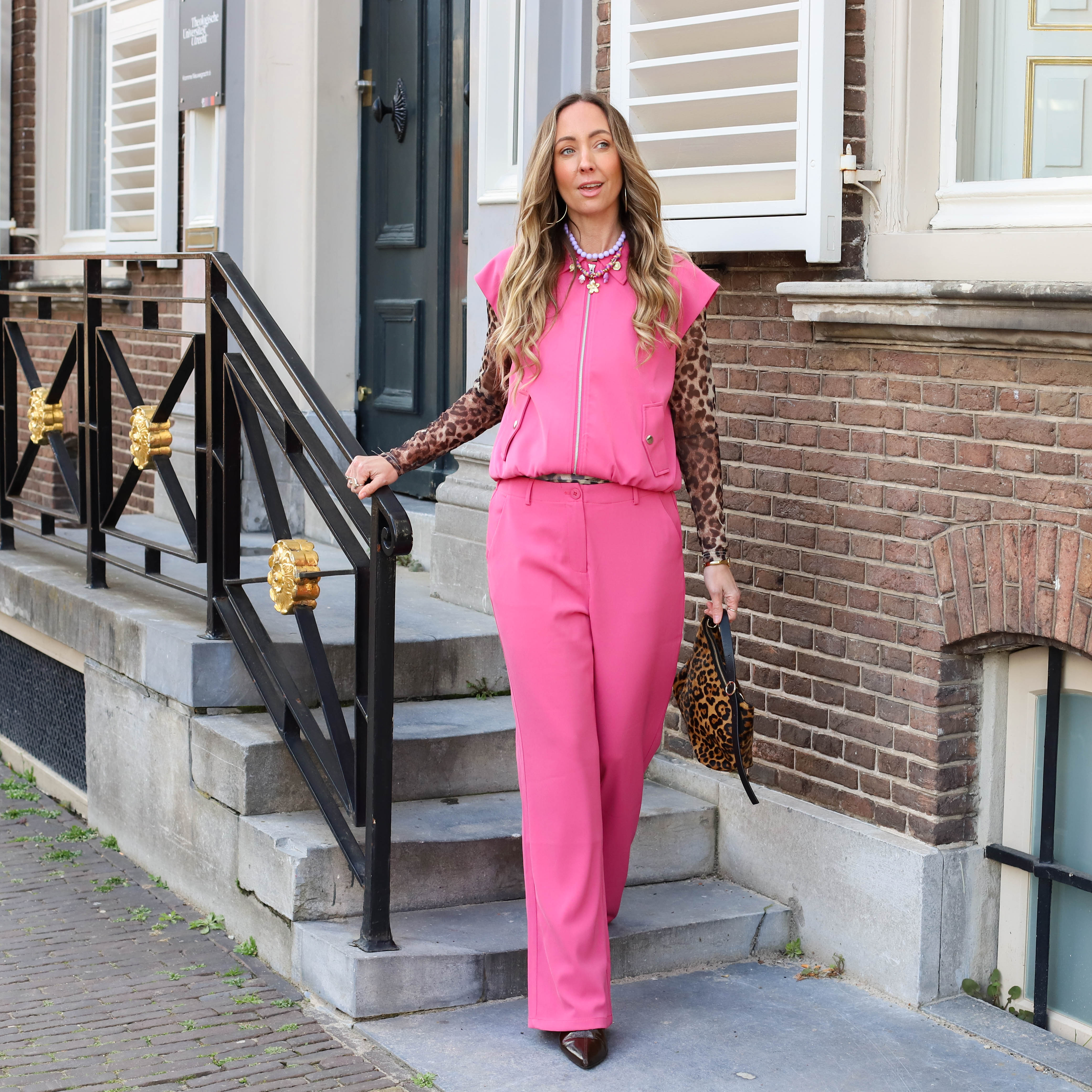 最終値下げ TAAKK DENIM DESIGN TROUSERS pink Ydence Pants Thirza berry pink – Hipvoordeheb.nl