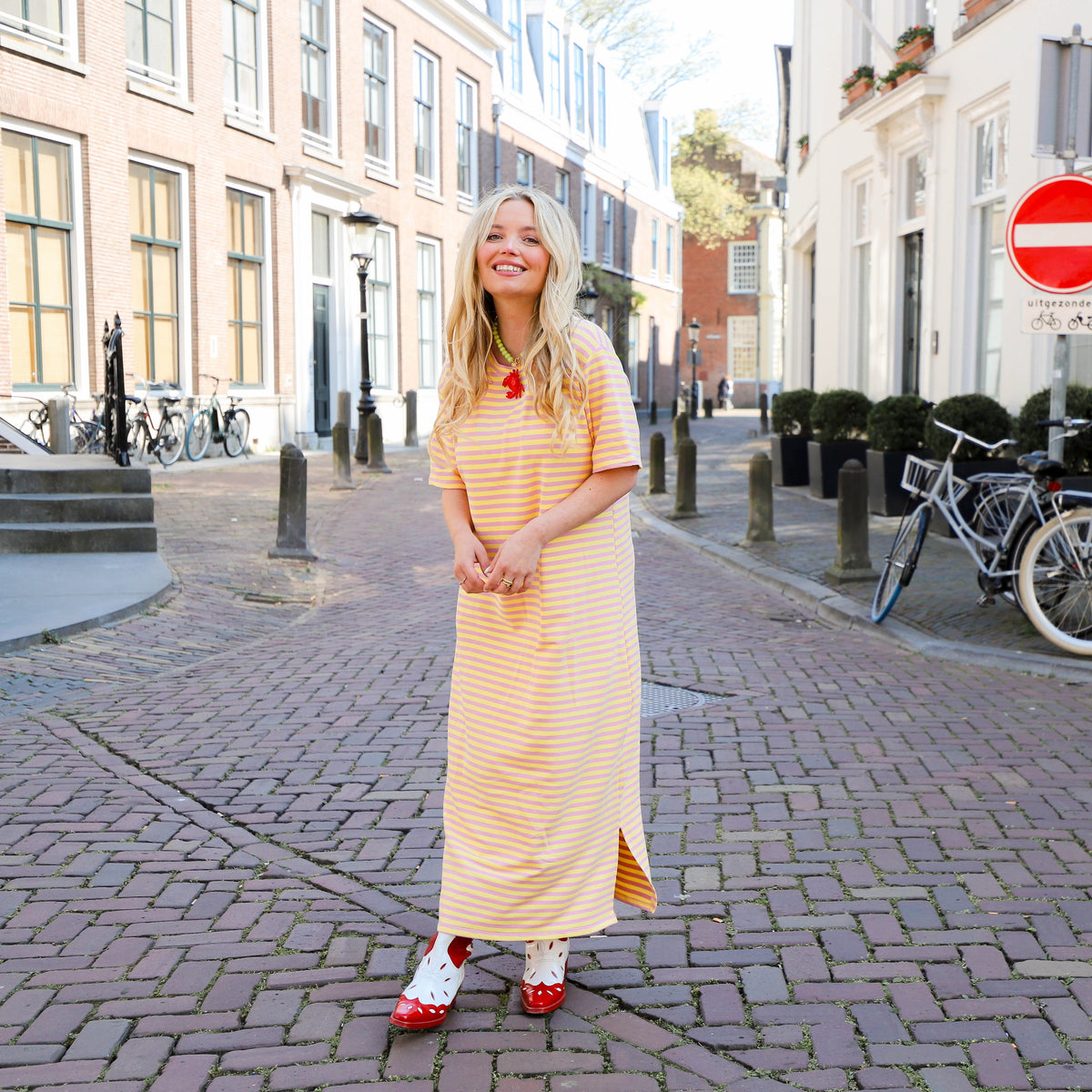 Candy top geel