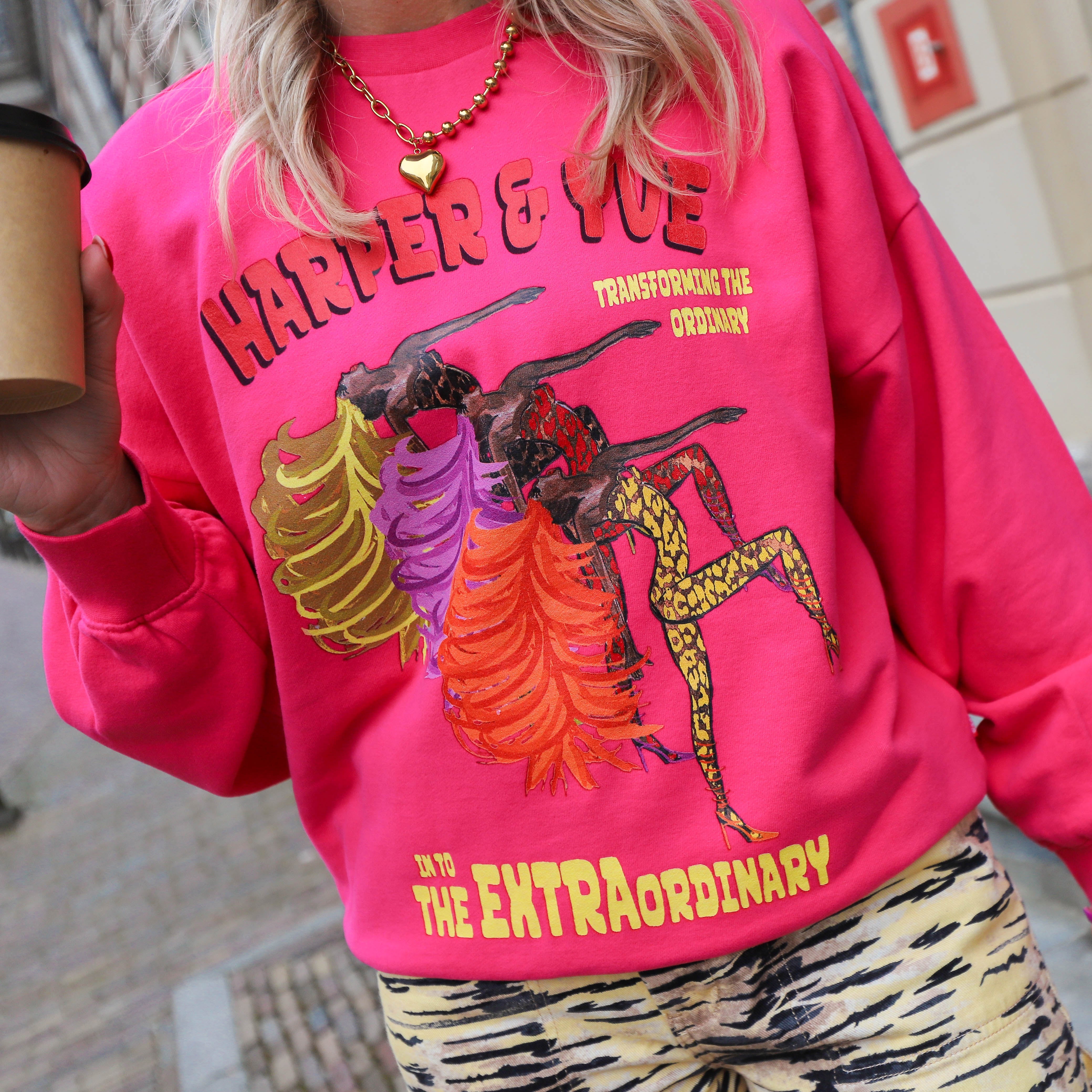 Harper Yve Extraordinary sweater pink – - Main Image