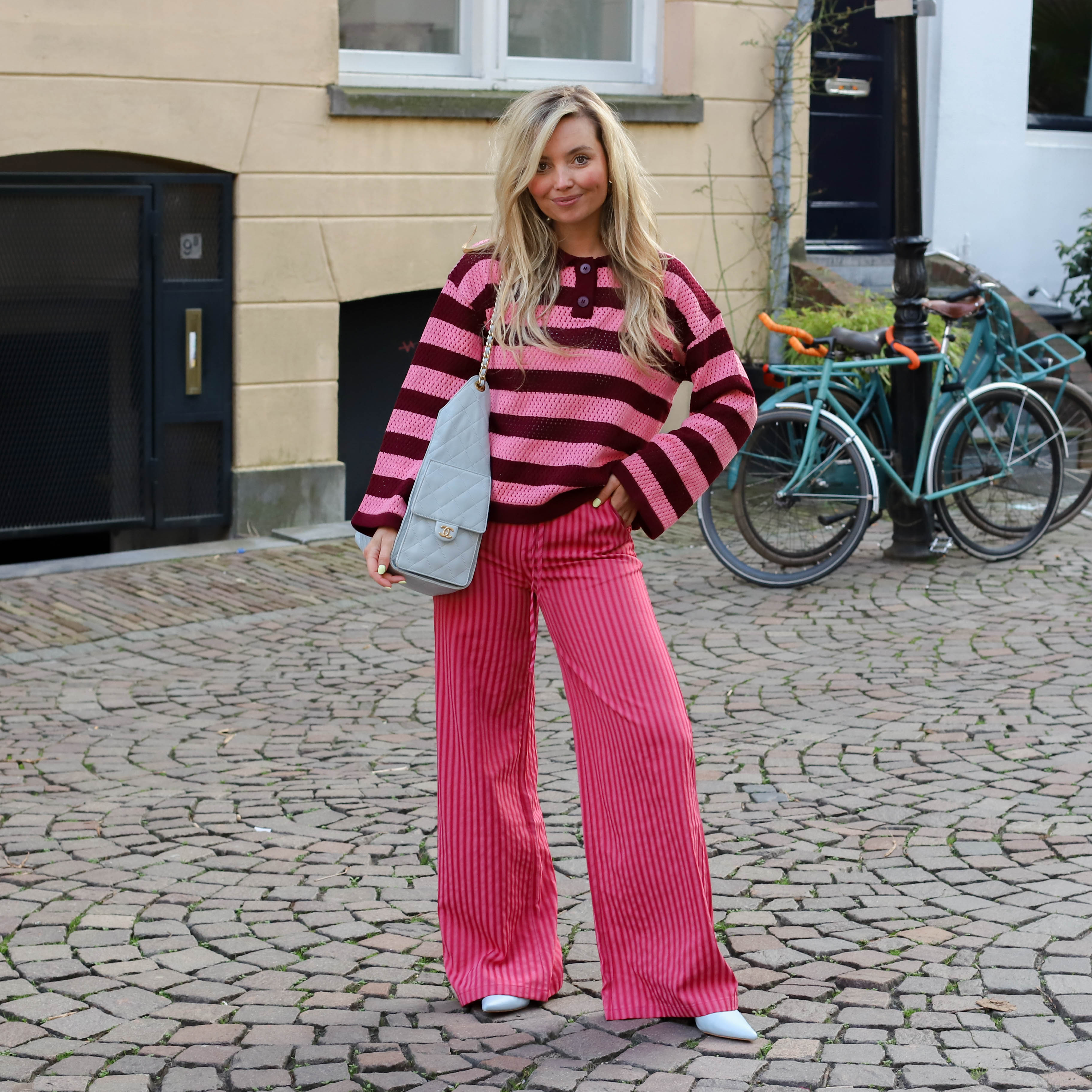 Ydence Pants Thirza berry pink – Hipvoordeheb.nl