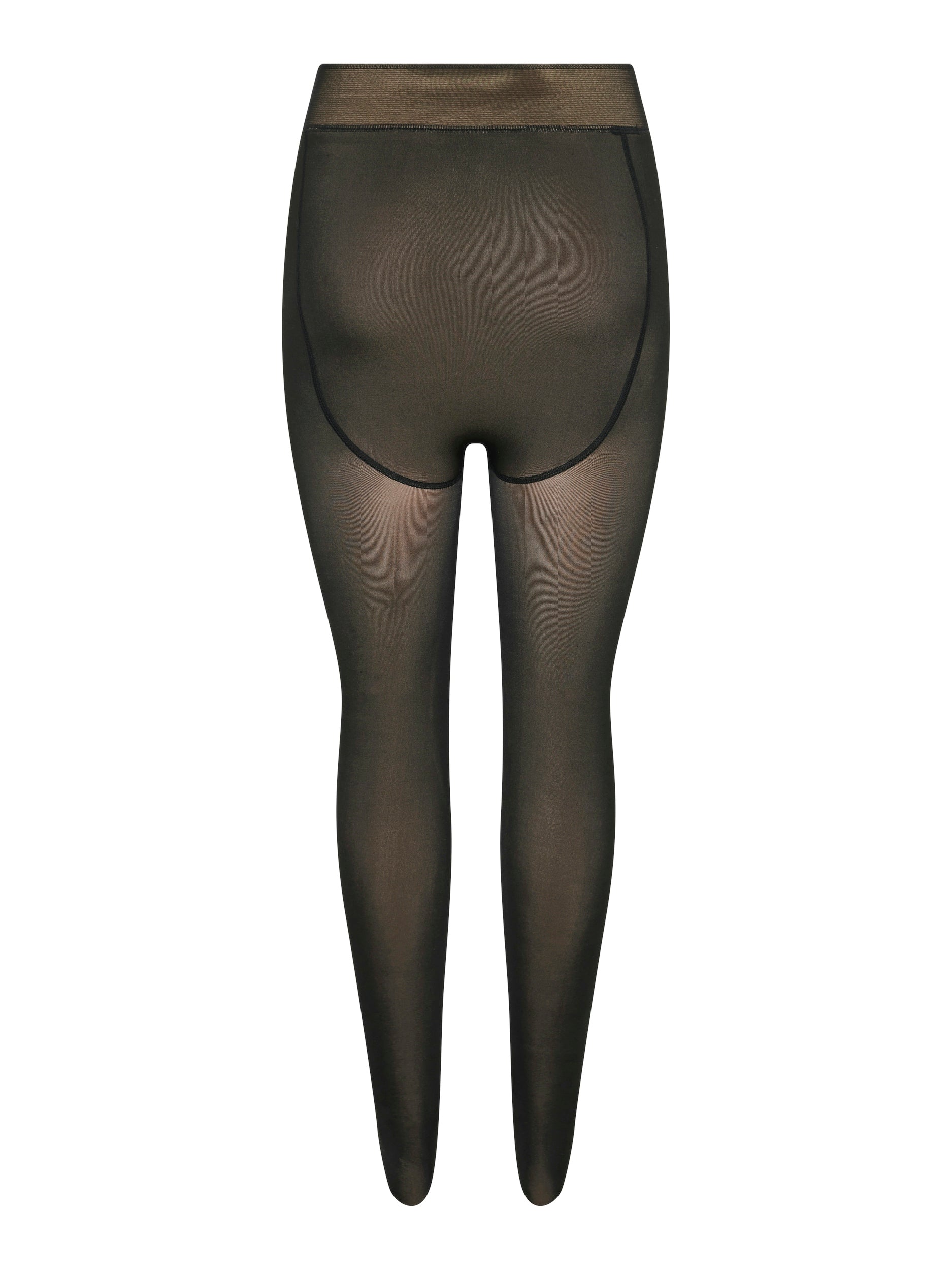 Fleece panty of thermo legging dames | Shop online - Legging - Zwart