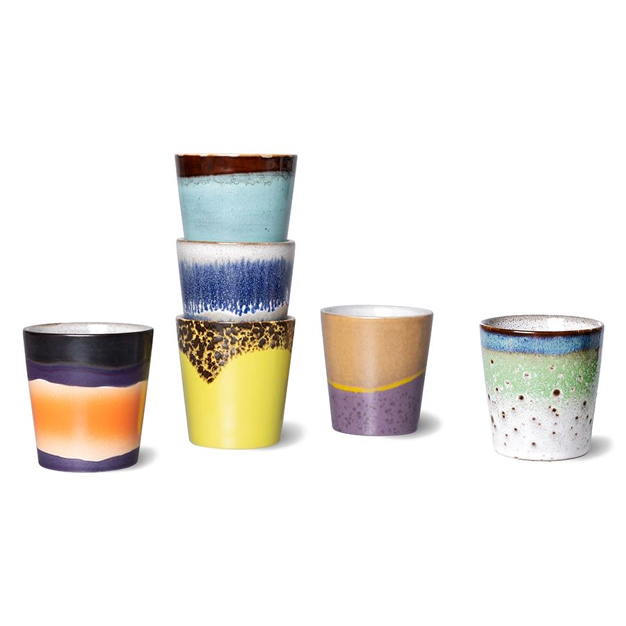 HK Living 70s ceramics: coffee mug, lunar Living HK Living 