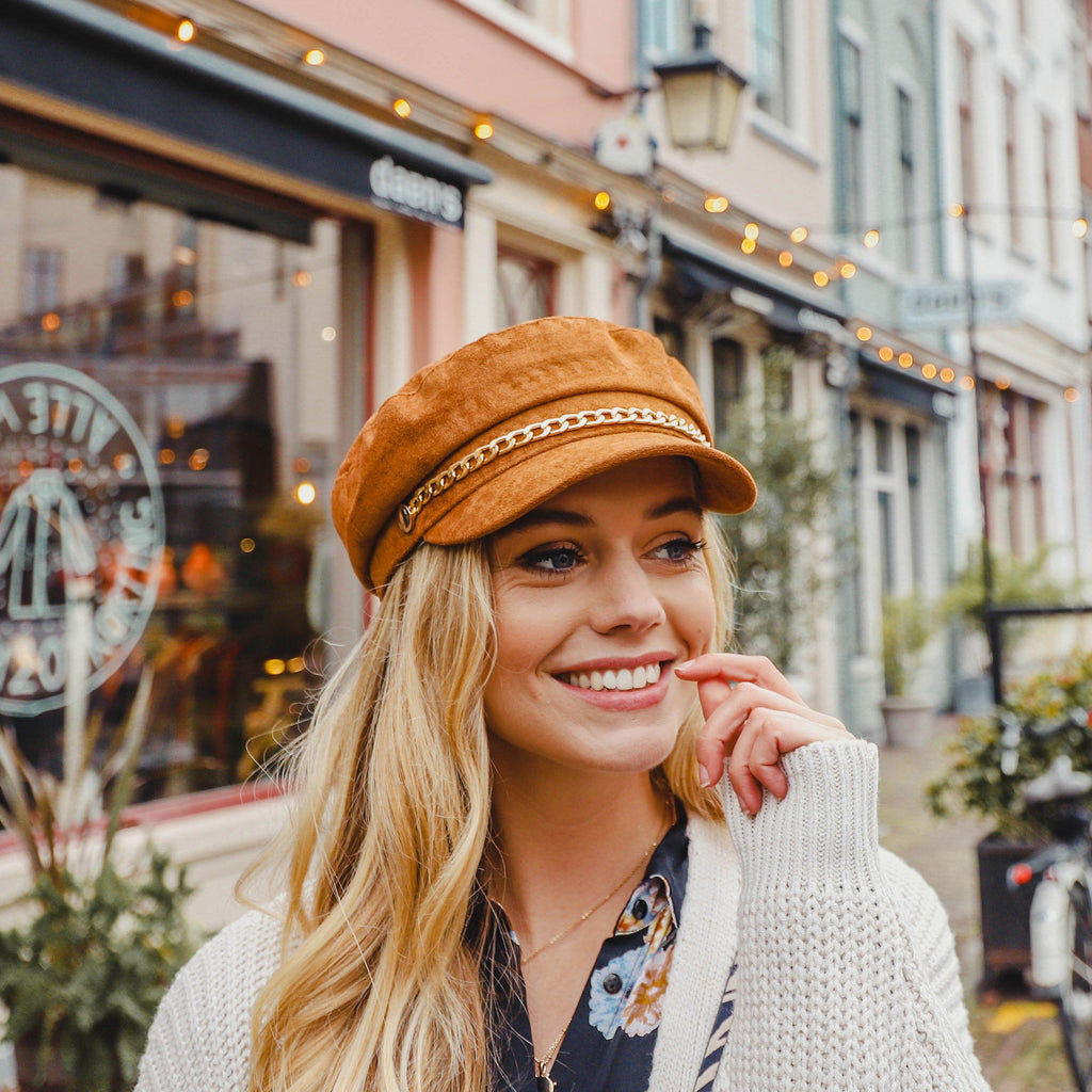 Sailor cap taupe/camel Hipvoordeheb.nl 