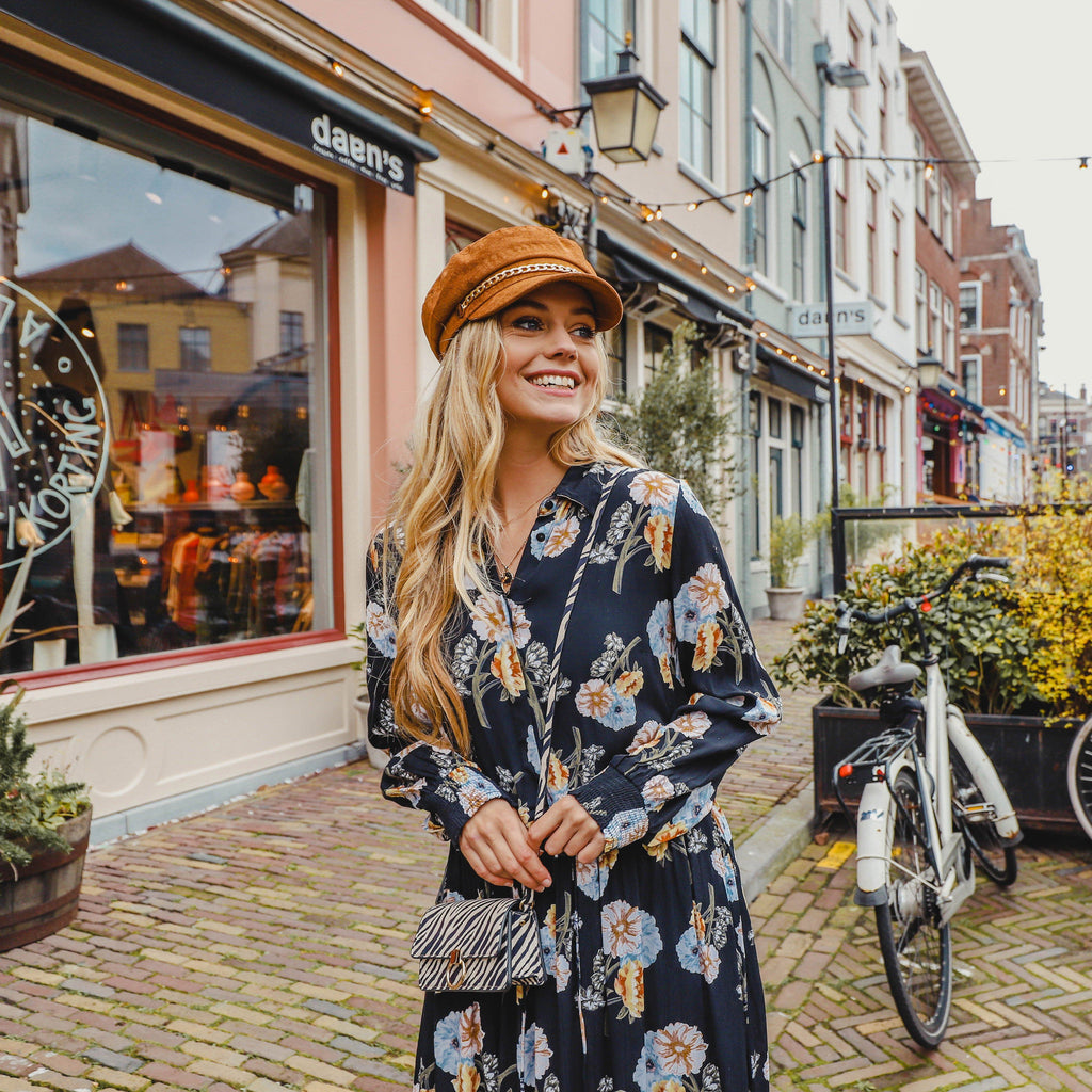 Sailor cap taupe/camel Hipvoordeheb.nl 