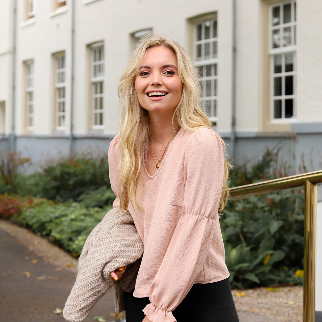 Elanor blouse roze Blouse Hipvoordeheb.nl 