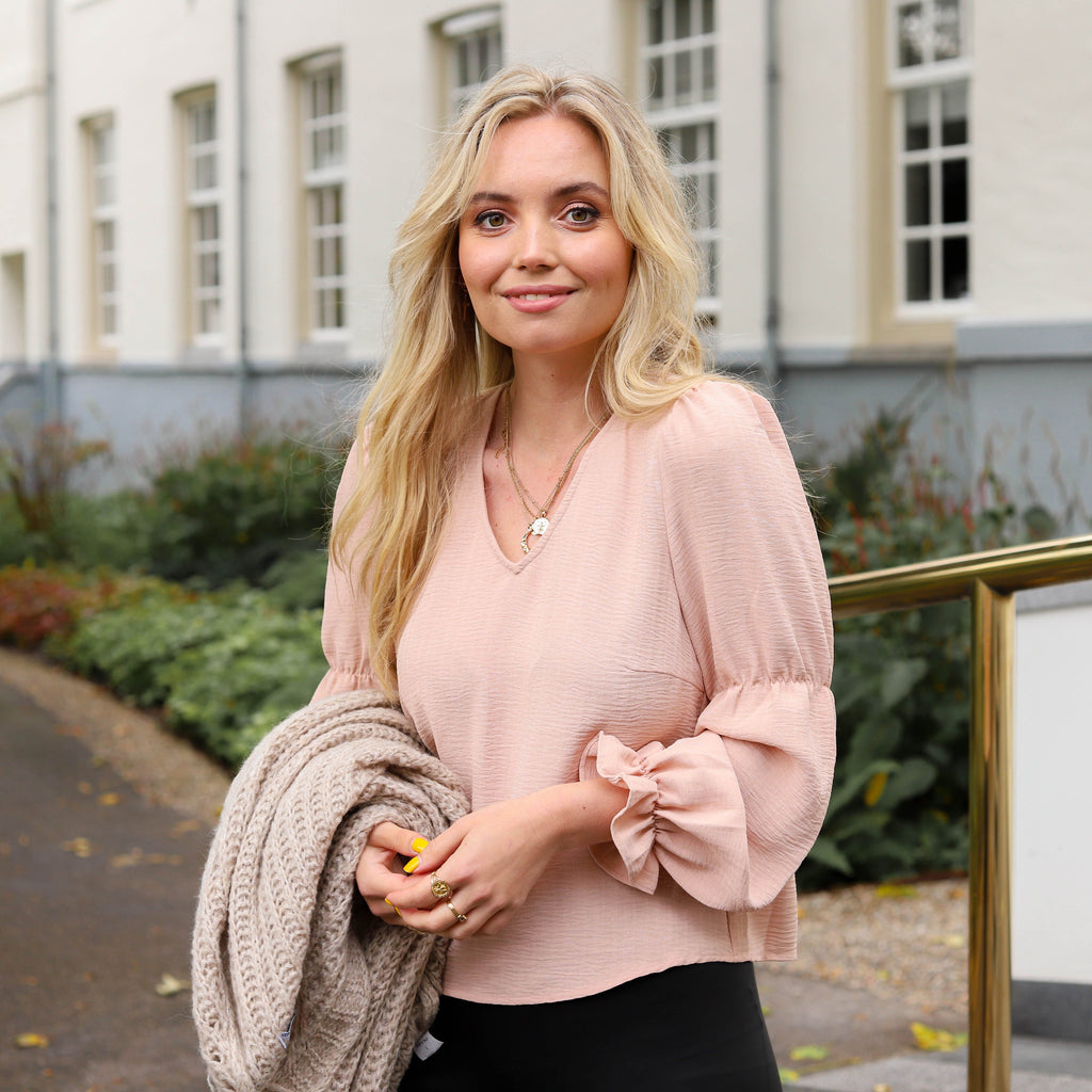 Elanor blouse roze Blouse Hipvoordeheb.nl 