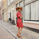 Rislo dress wikkel bloemetjes Hipvoordeheb.nl 