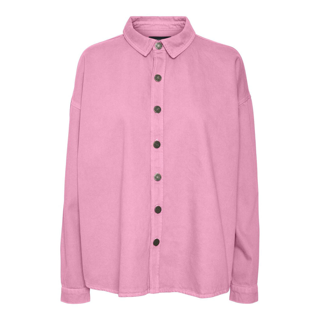 Matilda denim blouse pink Blouse Noisy May 