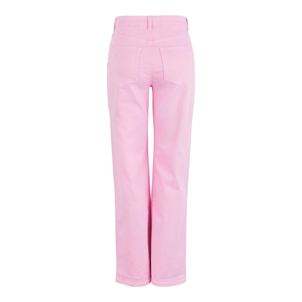Holly wide jeans pink Broek Nieu 