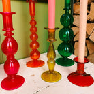 Anna + Nina Paradise Pink Glass Candle Holder Living Hipvoordeheb.nl 
