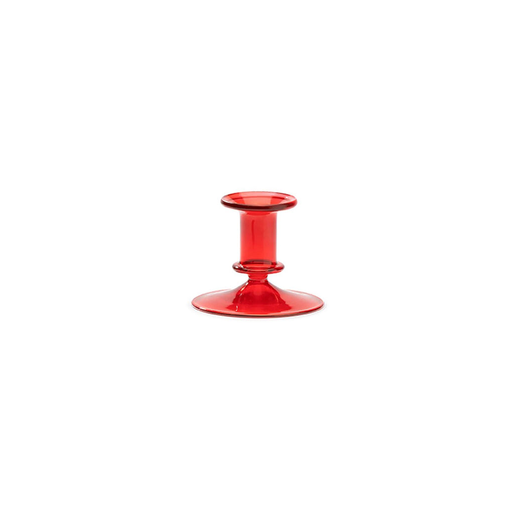 Anna + Nina Rodeo Red Glass Candle Holder Living Hipvoordeheb.nl 