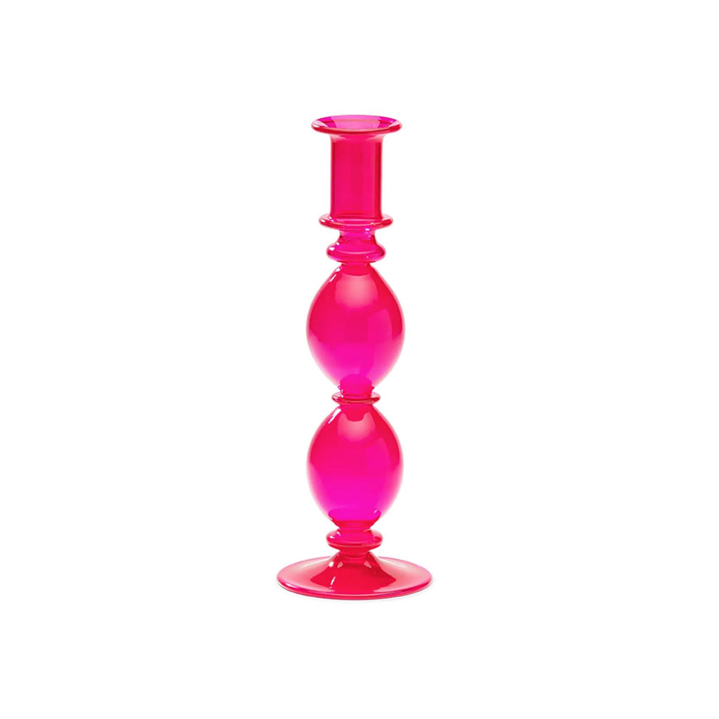 Anna + Nina Paradise Pink Glass Candle Holder Living Hipvoordeheb.nl 